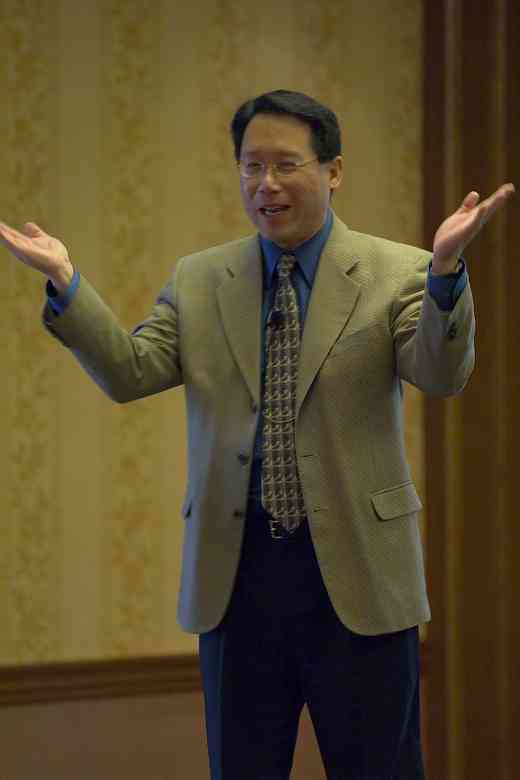 Keynote speaker Brian Chung at the 2006 SAA Conference
