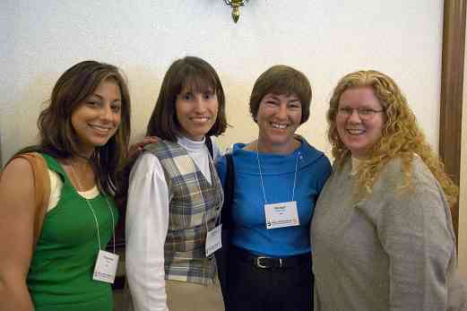 Bridget Jankowski and friends at the 2006 SAA Conference