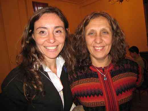Andrea Gallo and Flor Canelo at the 2008 SAA Conference