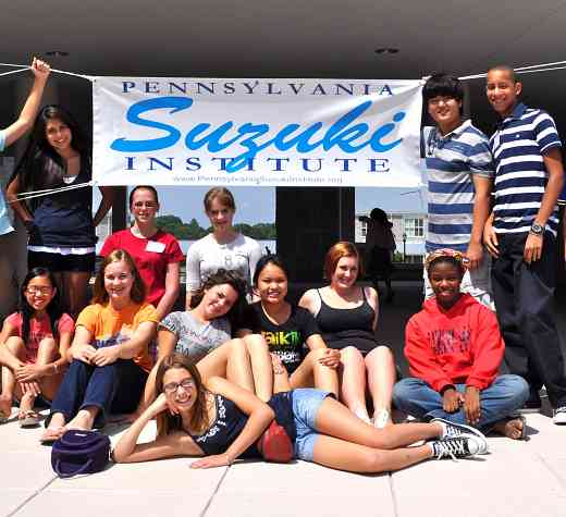 Students at Pennsylvania Suzuki Institute