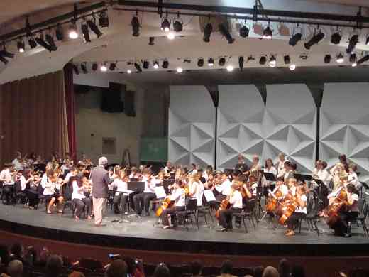 Orchestra concert at Advanced Suzuki Institute at Stanford