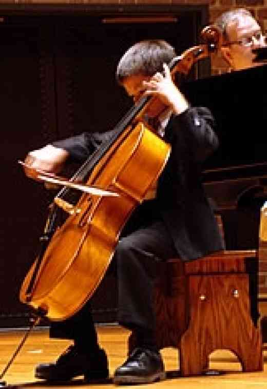 Cello student at South Carolina Suzuki Institute