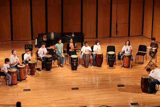 World drumming at Memphis Suzuki Institute