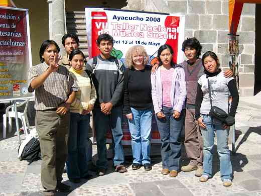 Organizing team for the 2008 Ayacucho National Workshop in Peru