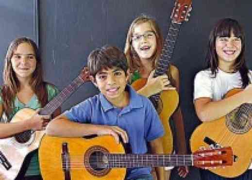 Guitar students from Latin America