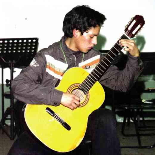 Student guitarist