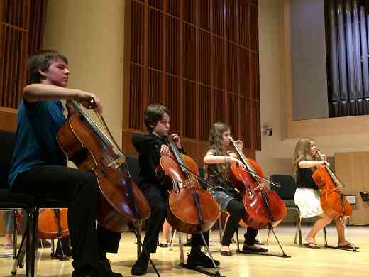 Advanced Cello Group, Ithaca Suzuki Institute 2015