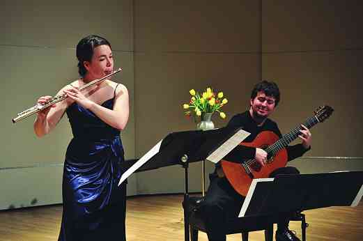 Whitney Kelley and Patrick Sutton in recital at East Tennessee State University