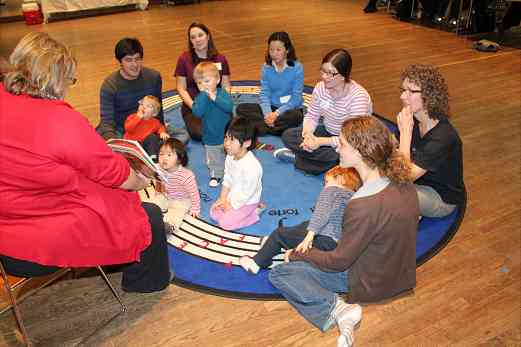 Suzuki Early Childhood Education Baby Class with Sharon Jones in Austin, TX, January 2012