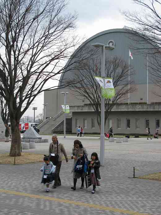 Matsumoto City General Gymnasium, site of opening and closing concerts