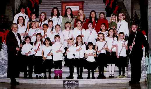 Edmonton Flute and Recorder Society winter group performance