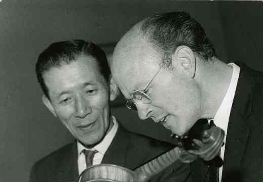 Dr. Shinichi Suzuki and John Kendall