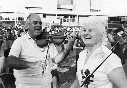 Joe Cleveland and Margery Aber, August 1982