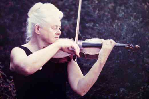 Margery Aber and Violin