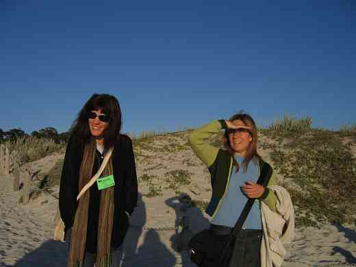 Katherine Baird and friend at the 2005 SAA Leadership Retreat