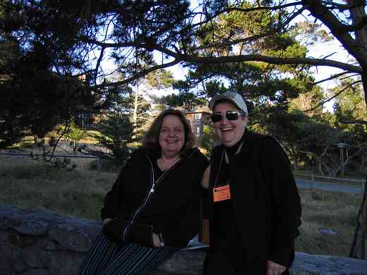 Teri Enfeldt and Gwendoline Thornblade at the 2005 SAA Leadership Retreat