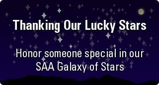Thanking Our Luck Stars: Honor someone special in our SAA Galaxy of Stars