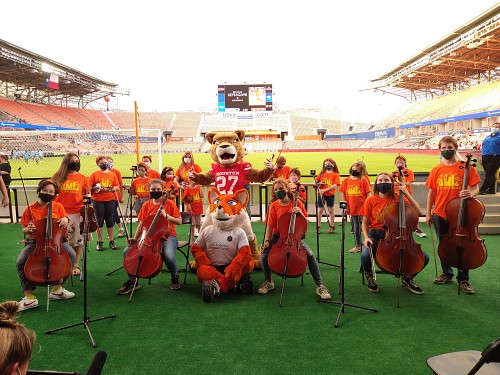 H-Town Strings at the Houston Dash!