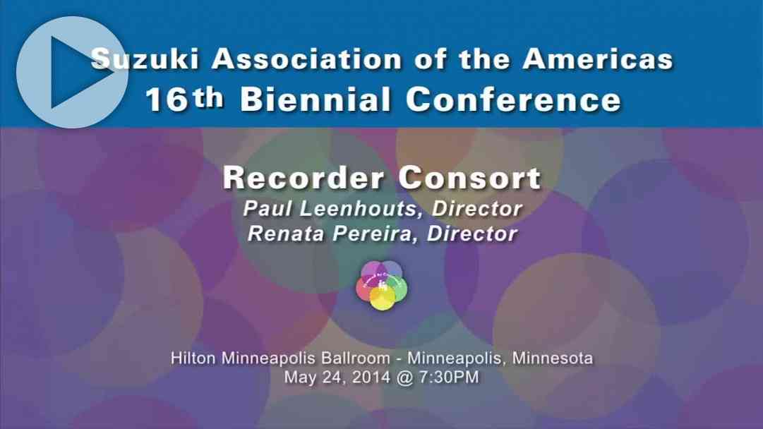 Recorder Consort—Conference 2014
