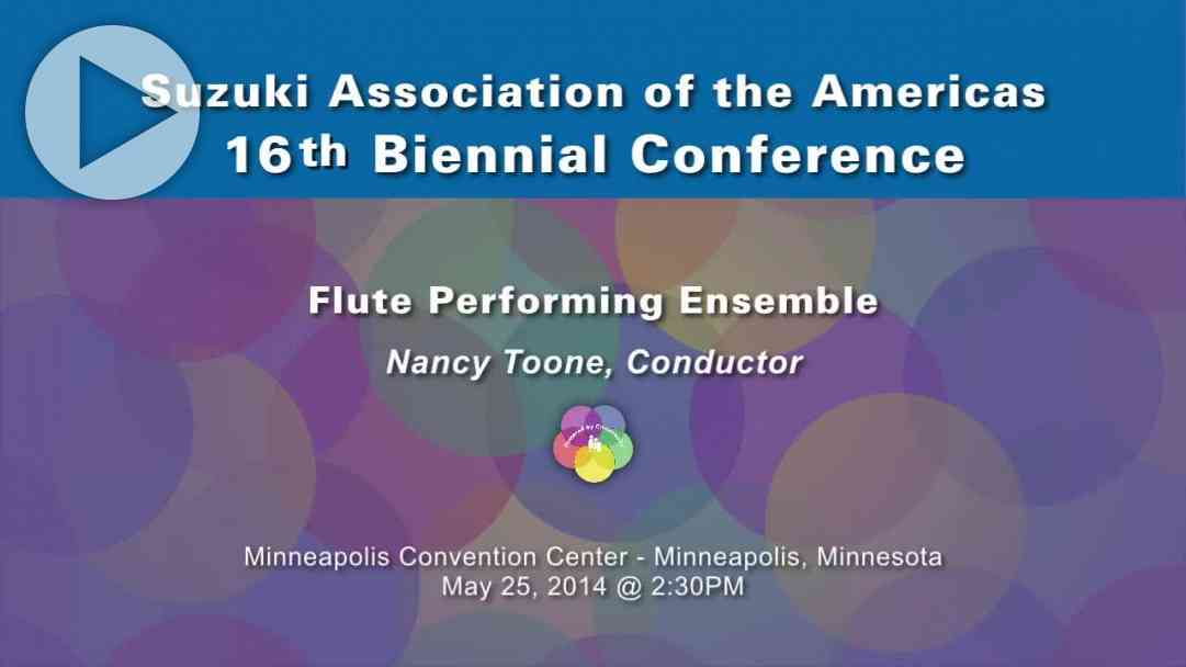 Flute Performing Ensemble —Conference 2014