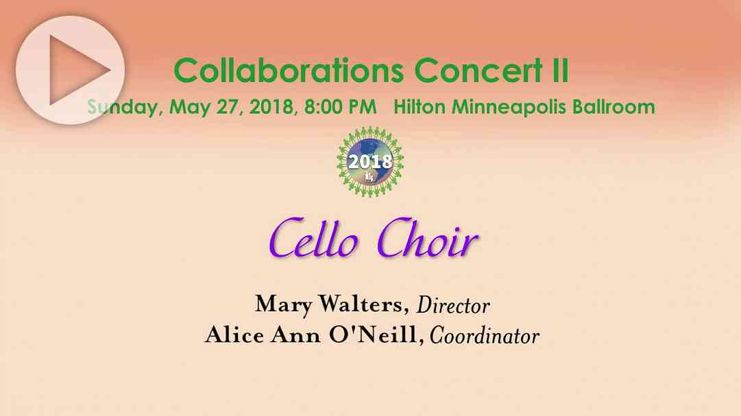 Cello Choir —SAA Conference 2018