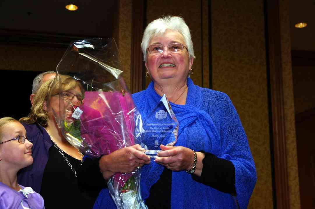 Dorothy Jones, CLC Award recipient, at the 2010 Conference