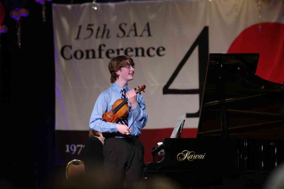 Violin master class at the 2012 Conference