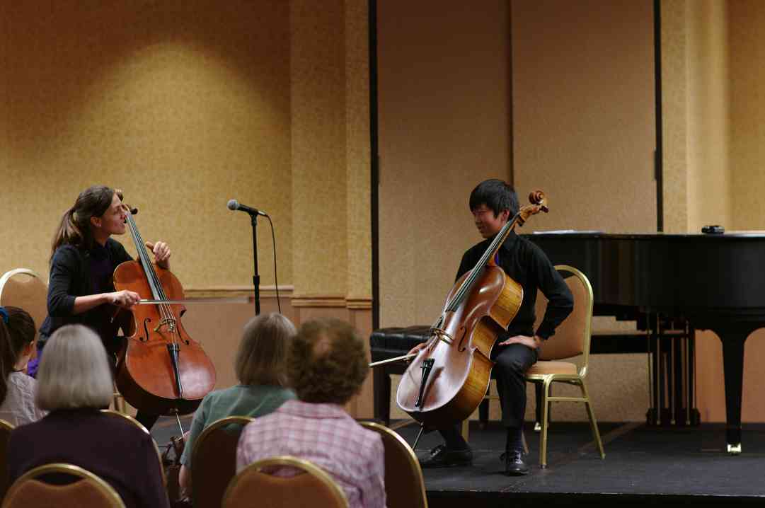 Cello master class with Julie Albers