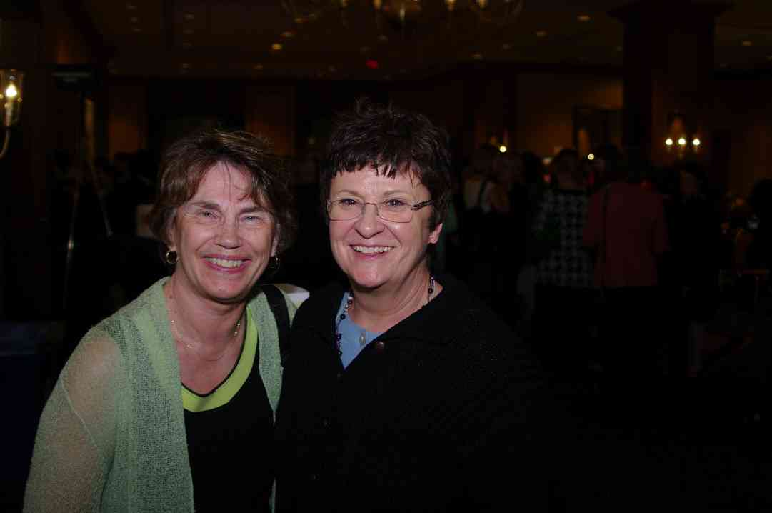 Nancy Lokken and Gail Seay at the 2012 conference