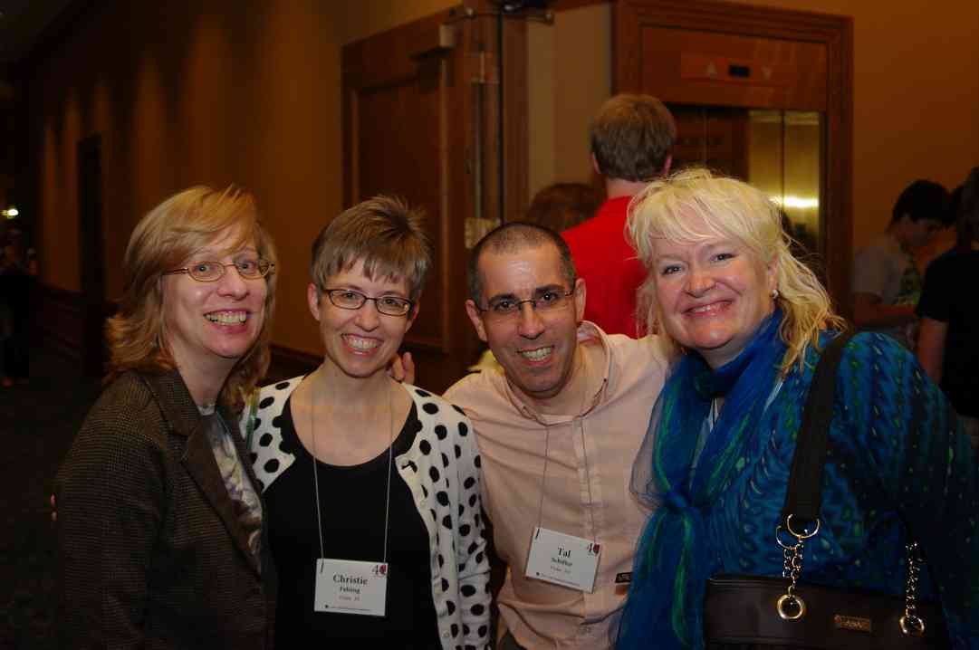 Christie Felsing, Tal Schifter and friends at the 2012 conference