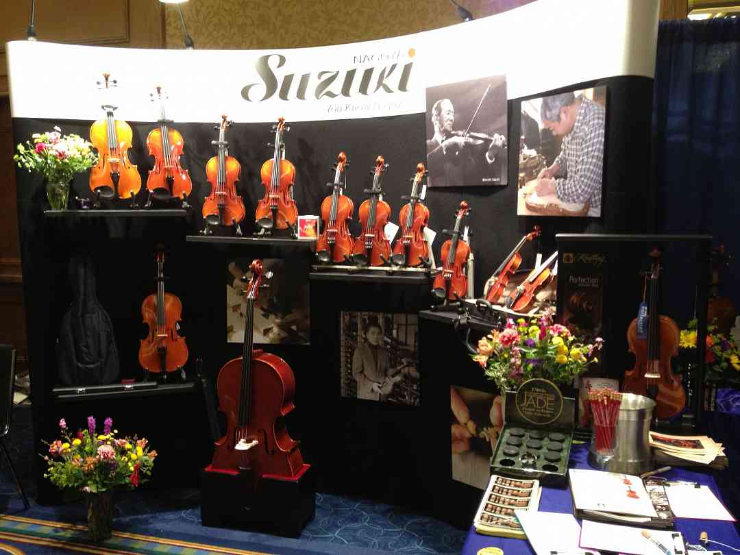 Nagoya Suzuki Violin exhibit booth at the 2012 Conference