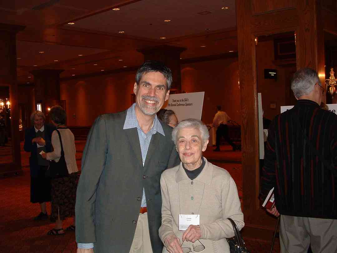 Allen Lieb and Louis Behrend at the 2004 SAA Conference