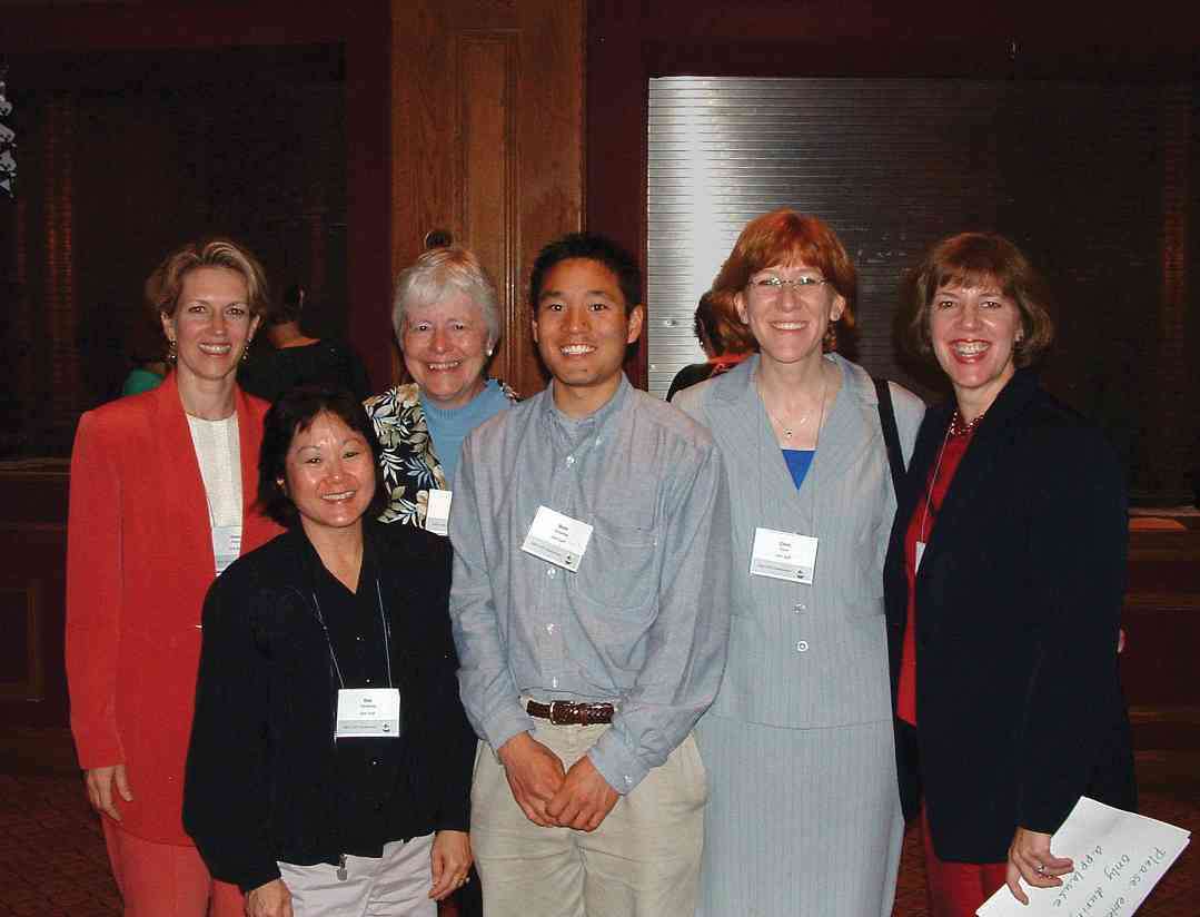 SAA staff members at the 2004 SAA Conference