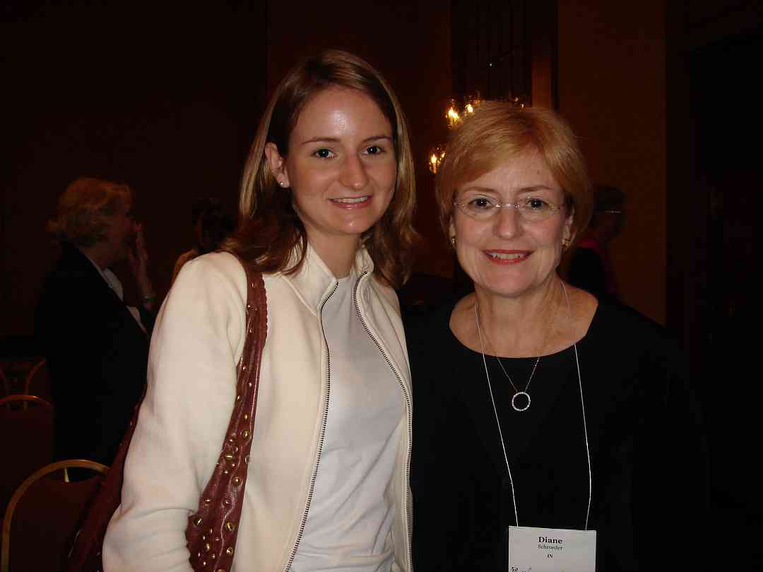Susan Fuller and Diane Schroeder at the 2006 SAA Conference