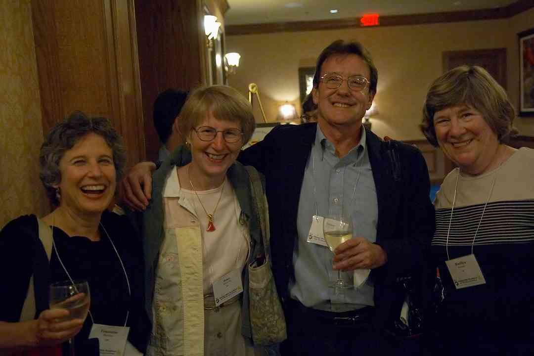 Francoise Pierredon, Joan Krzywicki, Bruce Anderson, and Marilyn Montzka at the 2006 SAA Conference