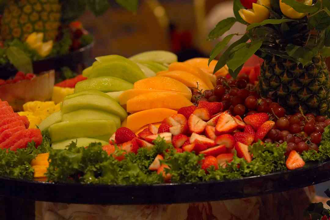 Fresh fruit h’ordeurves at the 2006 SAA Conference