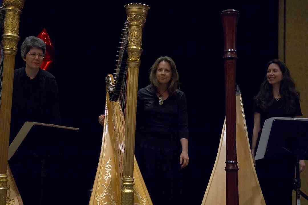 Elinor Niemisto, Deliane Fedon, and Phala Tracy perform in the Gala Concert at the 2006 SAA Conference