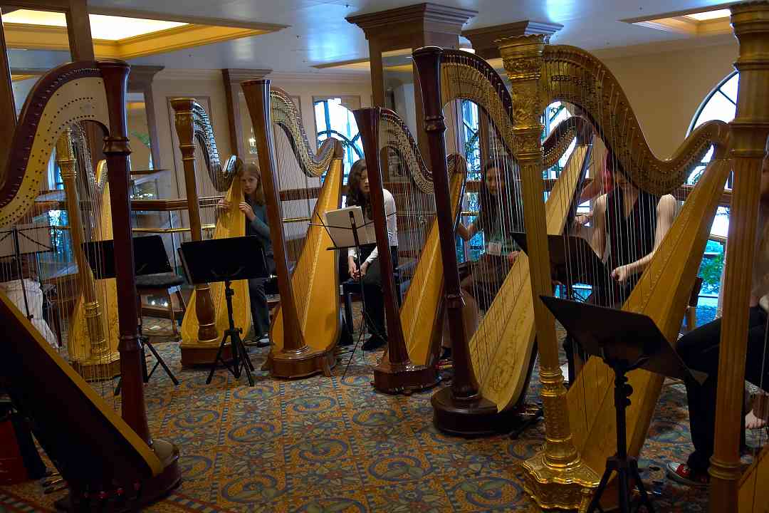Harp choir performance at the 2006 SAA Conference
