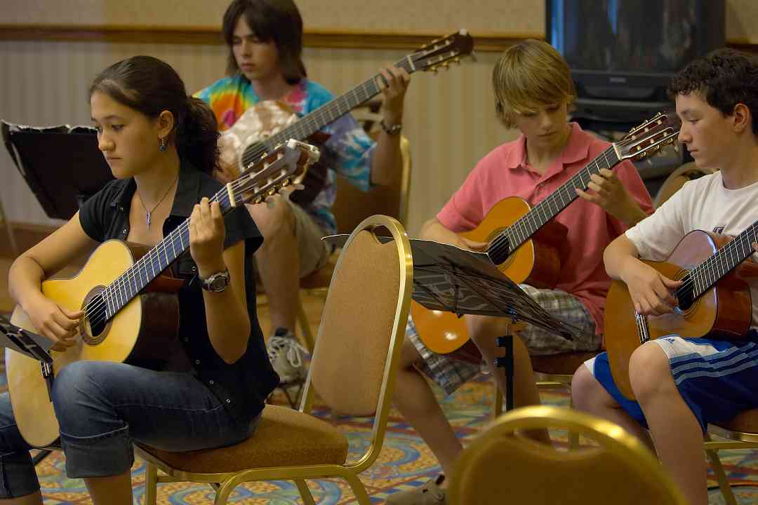 Guitar group class at the 2006 SAA Conference