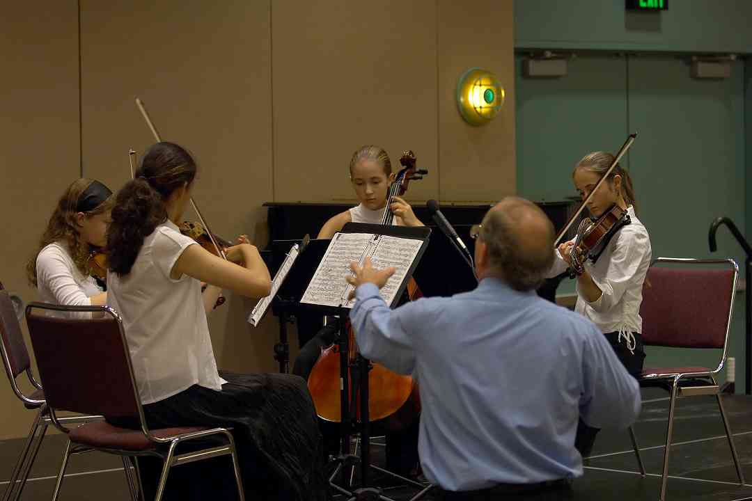Capriccioso Quartet in the chamber ensemble masterclass at the 2006 SAA Conference