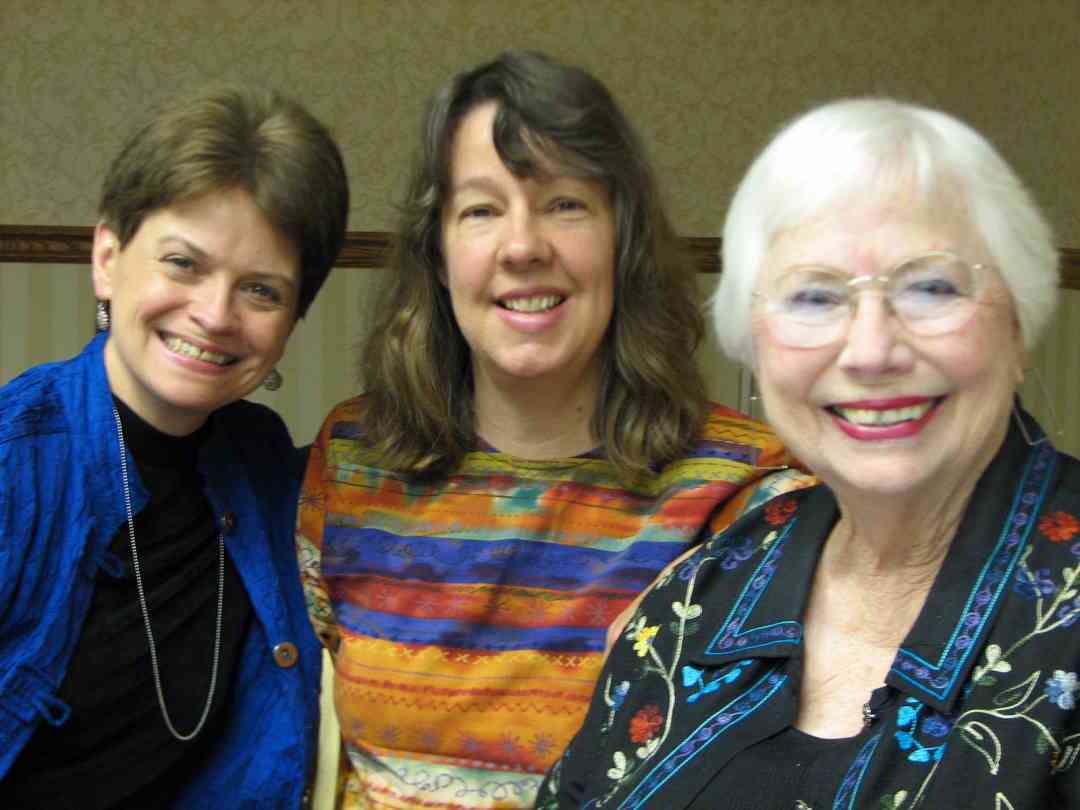Rebecca Paluzzi, MaryLou Roberts, and Doris Harrel.