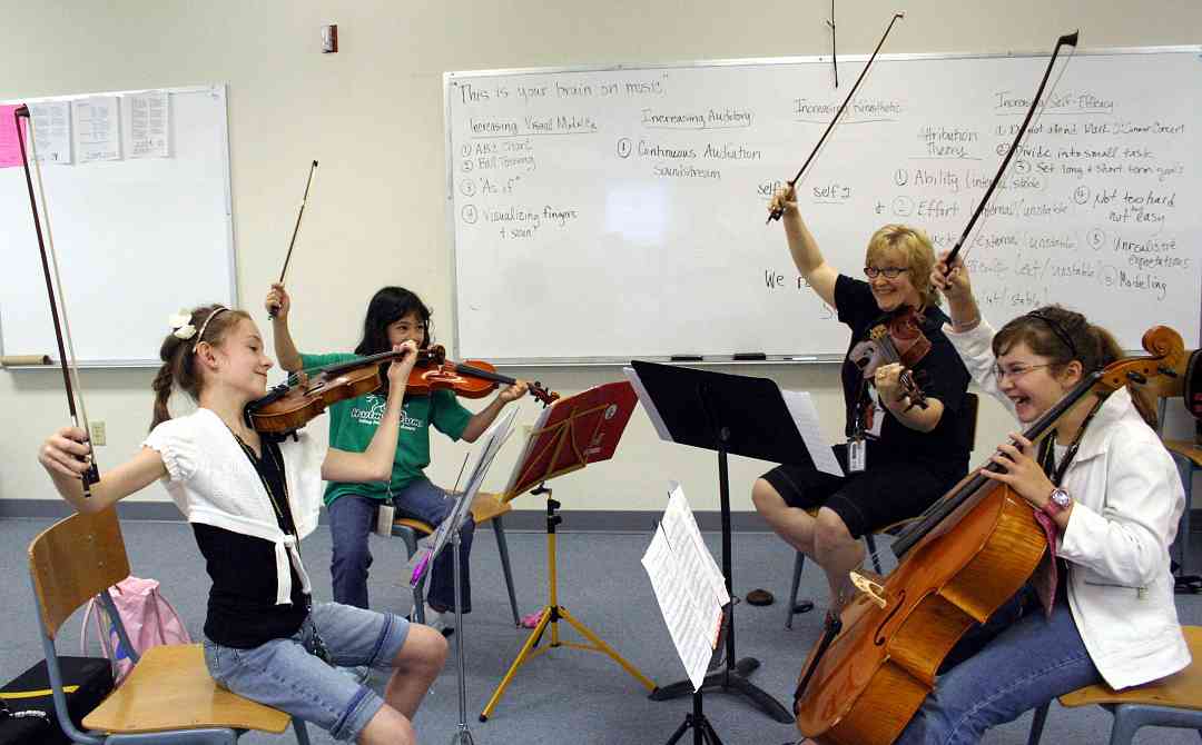 String quartet at Ottawa Suzuki Institute