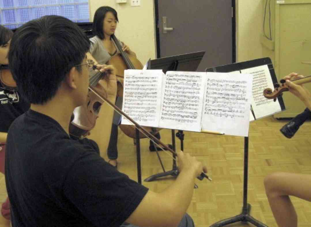 Flute ensemble at Greater Pittsburgh Suzuki Institute