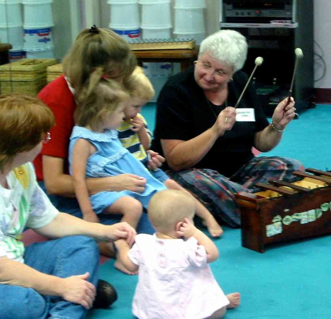 Dorothy Jones teaching ECE Baby Class