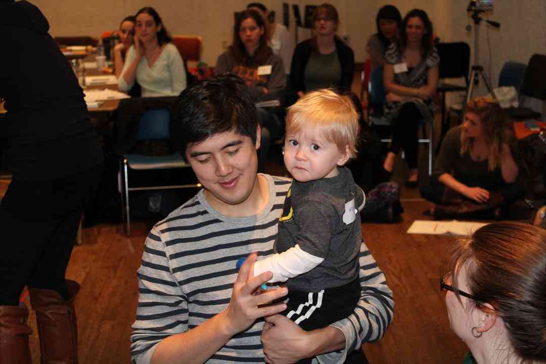 Daniel Gee in Suzuki Early Childhood Education Baby Class in Austin, TX, January 2012