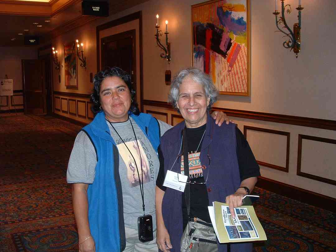Lucia Nieto and Friend at the 2004 Conference
