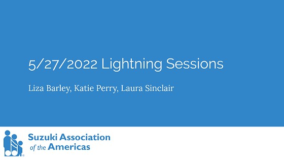 May 27 Lightning Session Video