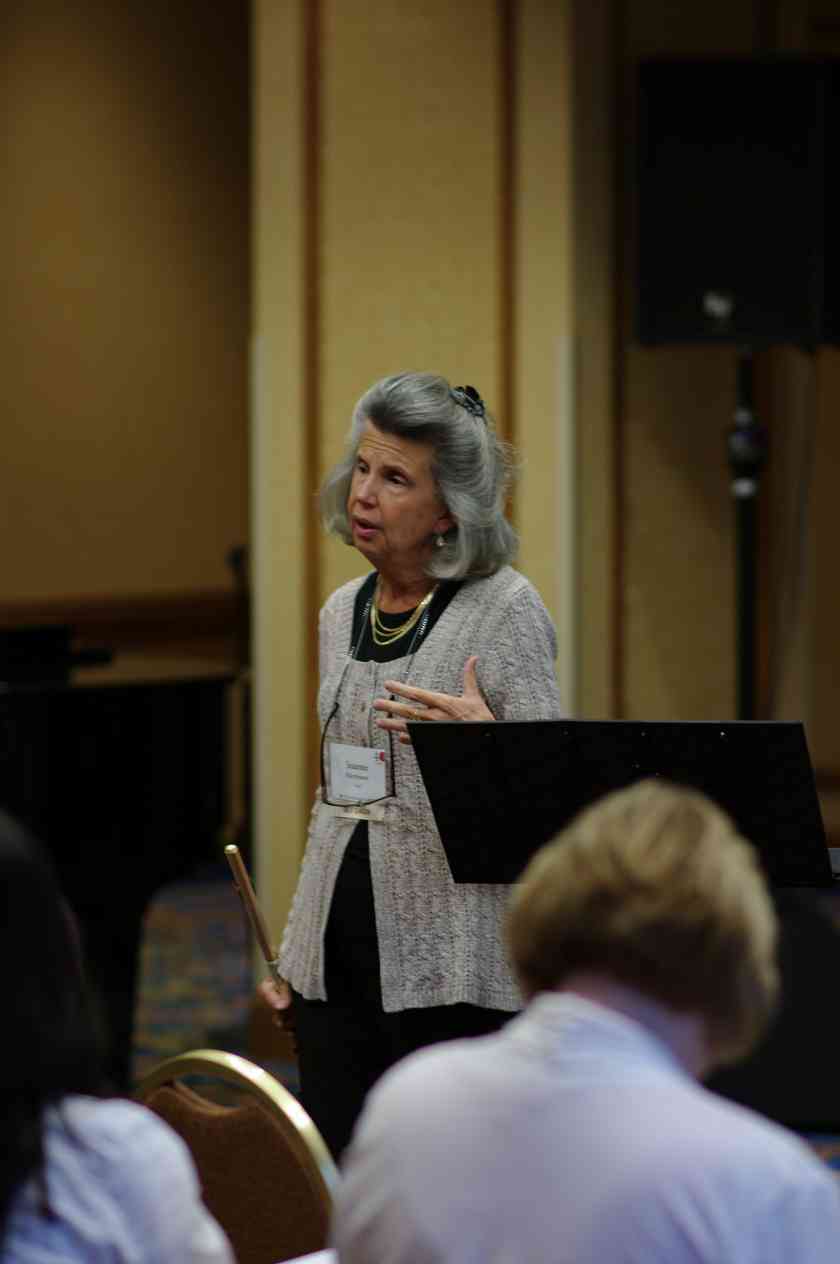 Jeanne Baxtresser gives a session at the 2012 conference