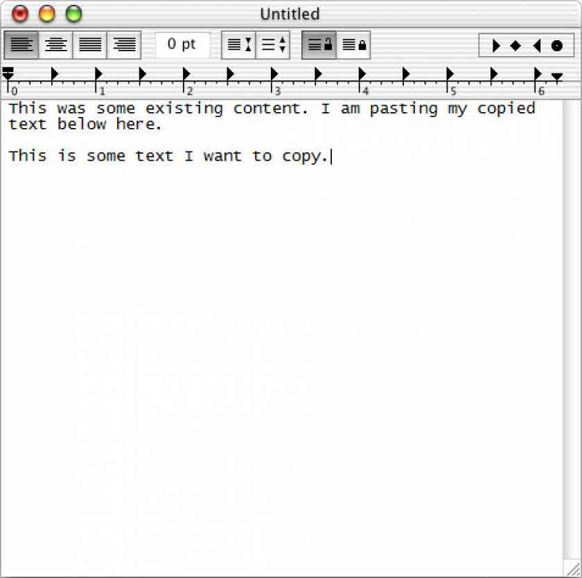 Text Pasted Mac
