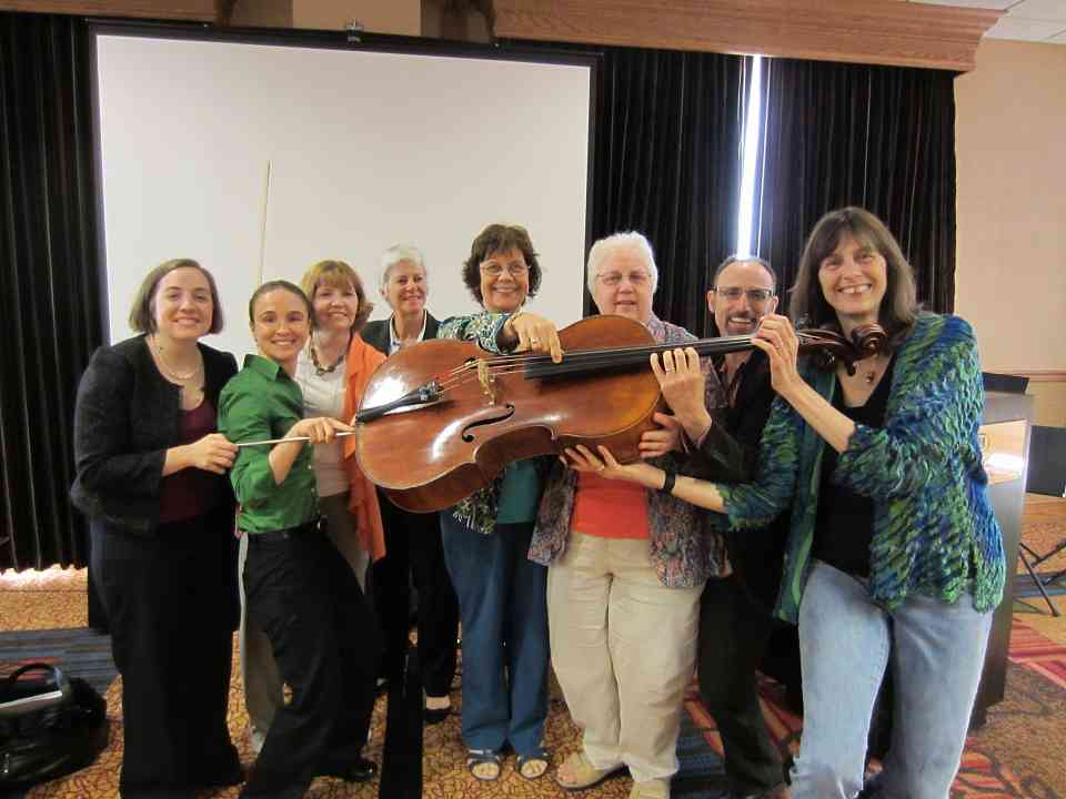 Suzuki cello teachers at the 2012 Conference